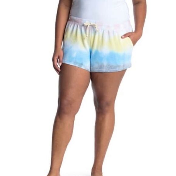 Theo & Spence Tie Dye Pajama Shorts - Picture 1 of 7